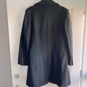Black pea coat